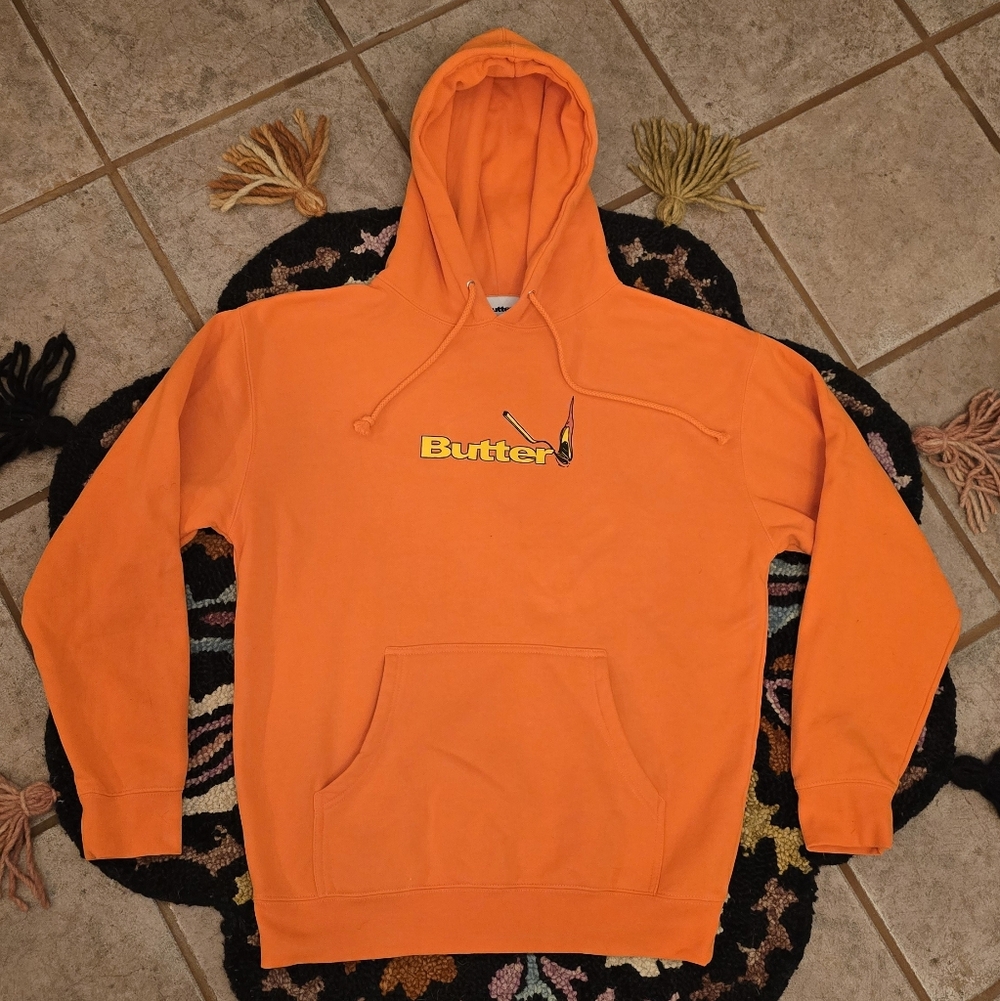 🔥🔥Butter Vibrant Orange Hoodie🔥🔥 Size M
